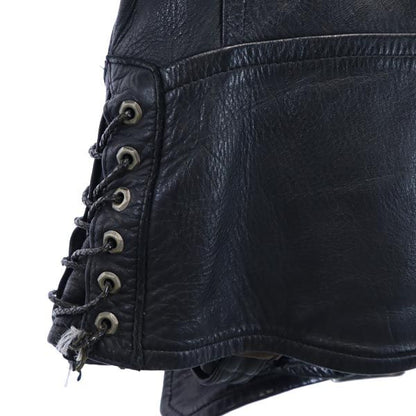 chikako Black Leather Jacket