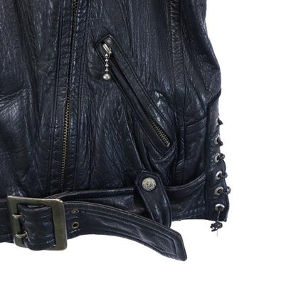 chikako Black Leather Jacket