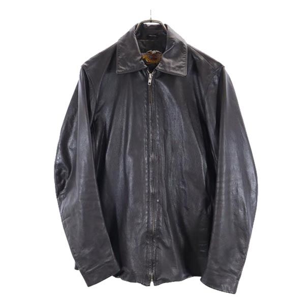 HARLEY DAVIDSON Cowhide Leather Jacket Brown