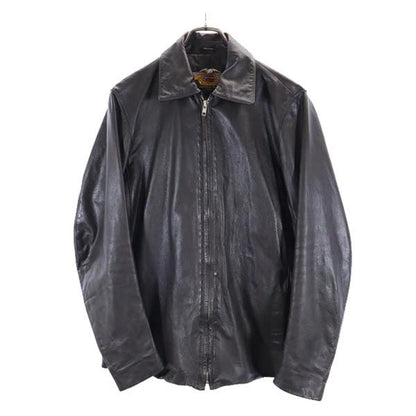 HARLEY DAVIDSON Cowhide Leather Jacket Brown