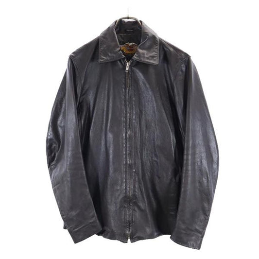 HARLEY DAVIDSON Cowhide Leather Jacket Brown
