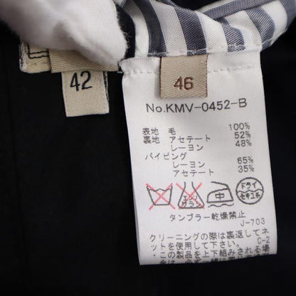 MAISON KITSUNE Wool Suit Navy Size 46/42