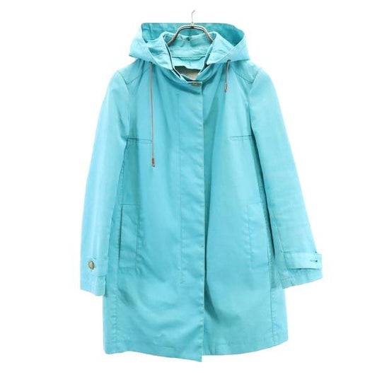 MACKINTOSH PHILOSOPHY Cotton Hooded Coat Light Blue Size 36