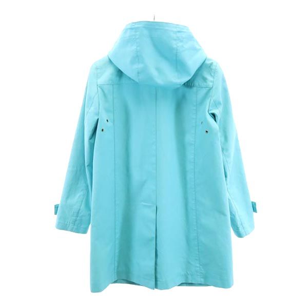 MACKINTOSH PHILOSOPHY Cotton Hooded Coat Light Blue Size 36