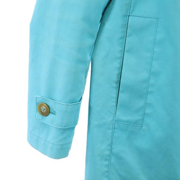 MACKINTOSH PHILOSOPHY Cotton Hooded Coat Light Blue Size 36