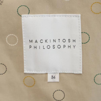 MACKINTOSH PHILOSOPHY Cotton Hooded Coat Light Blue Size 36