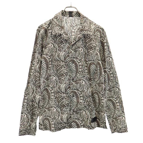BACKLASH All-Over Print Long Sleeve Shirt Multi Size L