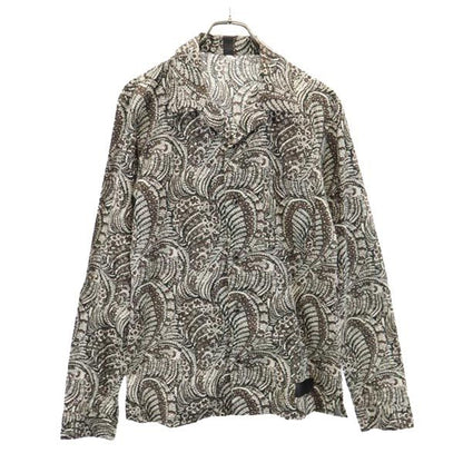 BACKLASH All-Over Print Long Sleeve Shirt Multi Size L