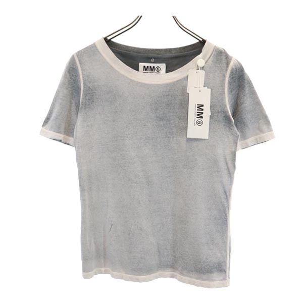 MM6 Italian Made Short Sleeve T-Shirt Gray Size M