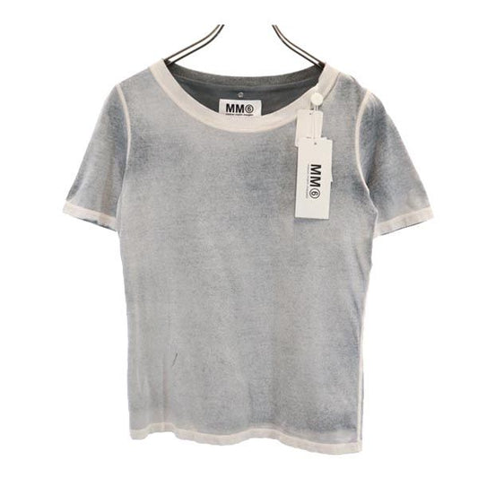 MM6 Italian Made Short Sleeve T-Shirt Gray Size M