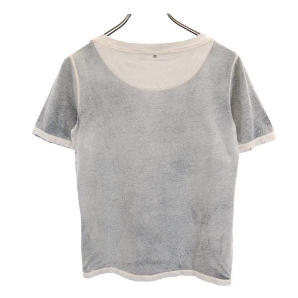 MM6 Italian Made Short Sleeve T-Shirt Gray Size M