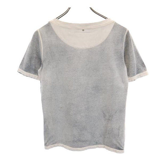 MM6 Italian Made Short Sleeve T-Shirt Gray Size M