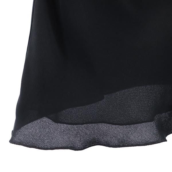 ARMANI COLLEZIONI Silk Back Zip Tank Top Black Size 44