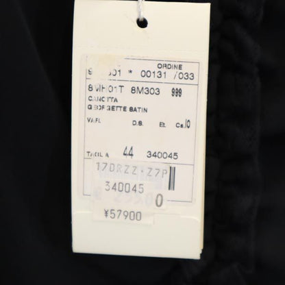 ARMANI COLLEZIONI Silk Back Zip Tank Top Black Size 44
