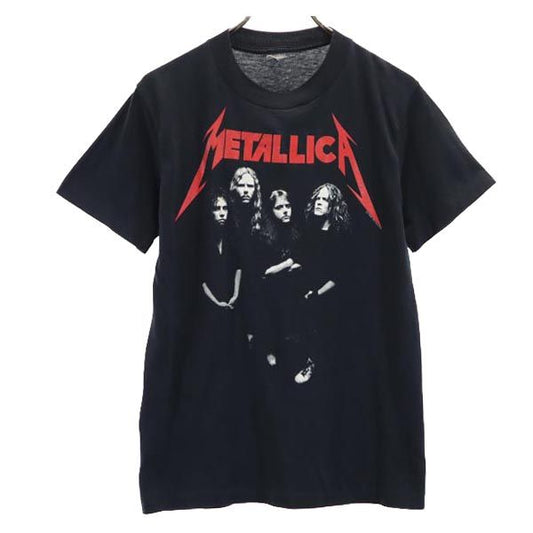 METALLICA 80s Vintage Band T-Shirt Black