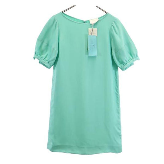 Kate Spade Green Short Sleeve Back Ribbon Dress Size 2
