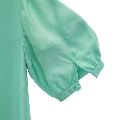 Kate Spade Green Short Sleeve Back Ribbon Dress Size 2