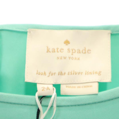 Kate Spade Green Short Sleeve Back Ribbon Dress Size 2