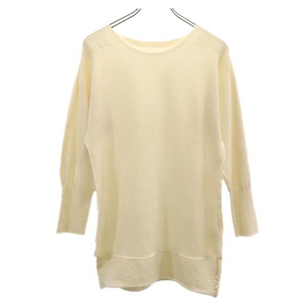ISSEY MIYAKE Wool Blend Long Sleeve Tunic White Blouse Size 2