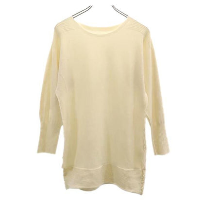 ISSEY MIYAKE Wool Blend Long Sleeve Tunic White Blouse Size 2