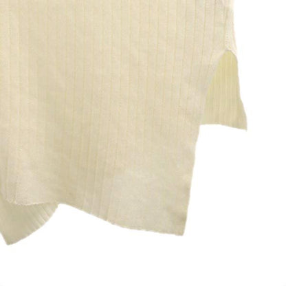 HELMUT LANG White Long Sleeve Rib Knit Sweater Size M