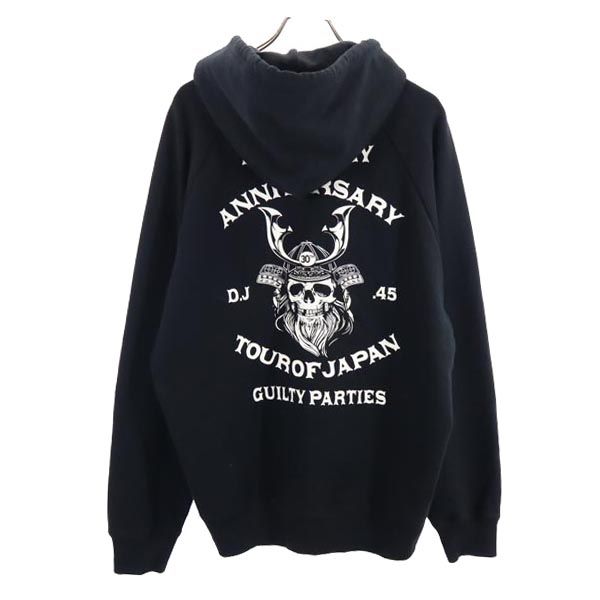 WACKO MARIA Guilty Parties Back Print Hoodie Black Size L
