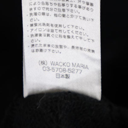 WACKO MARIA Guilty Parties Back Print Hoodie Black Size L