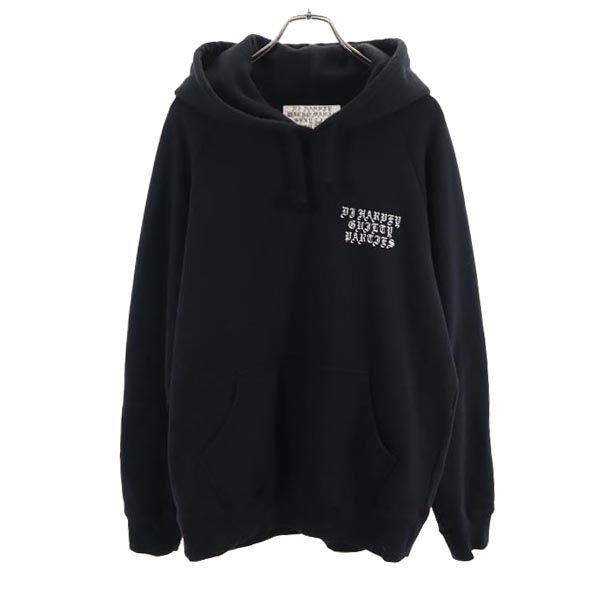 WACKO MARIA Guilty Parties Back Print Hoodie Black Size L
