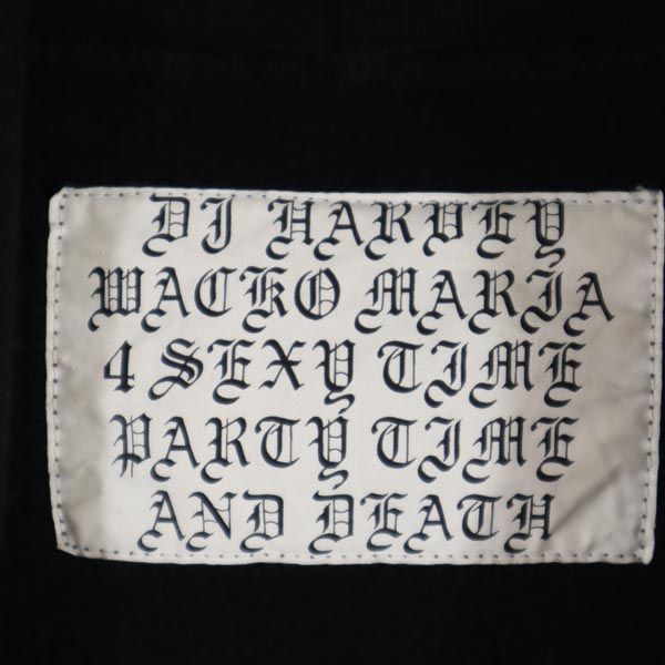 WACKO MARIA Guilty Parties Back Print Hoodie Black Size L