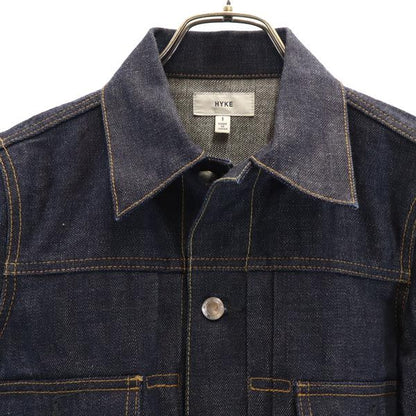 HYKE Blue Denim Jacket Size 1