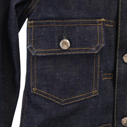 HYKE Blue Denim Jacket Size 1