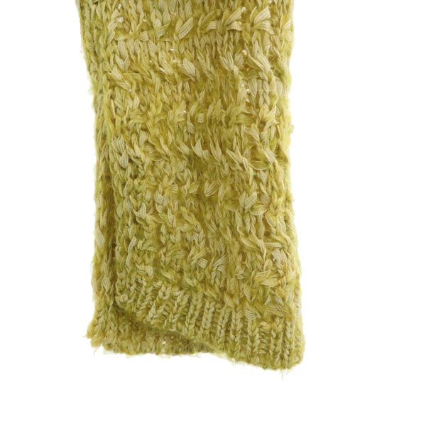 muller of yoshiokubo Wool Blend Long Sweater Yellow Size 38