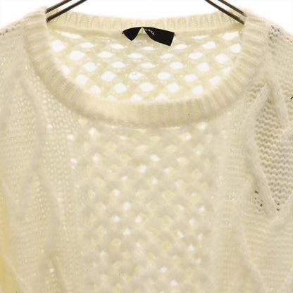 DIESEL Alpaca Blend Long Sleeve Sweater White Size S