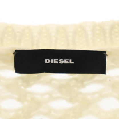 DIESEL Alpaca Blend Long Sleeve Sweater White Size S