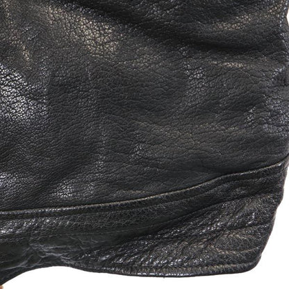 Black Leather Rider Jacket Size 2