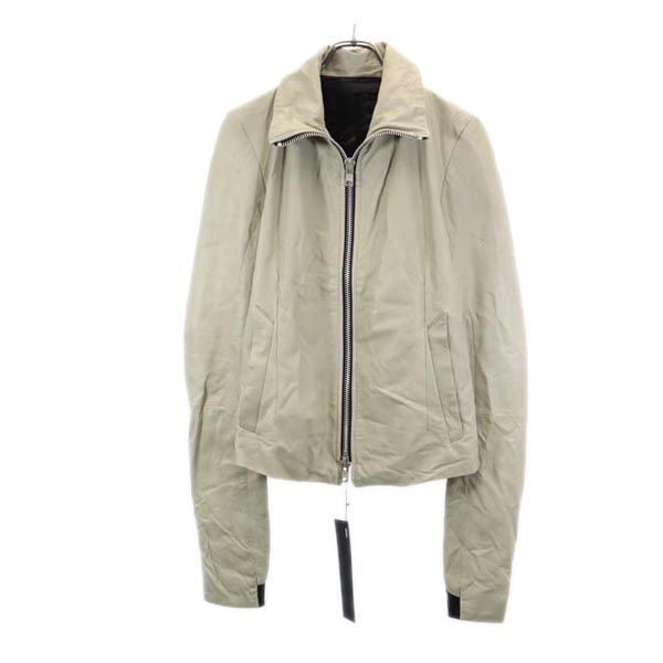 EKAM Sheepskin Leather Jacket Light Gray Size L