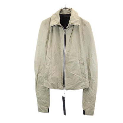 EKAM Sheepskin Leather Jacket Light Gray Size L