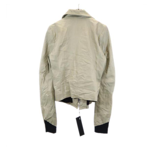 EKAM Sheepskin Leather Jacket Light Gray Size L