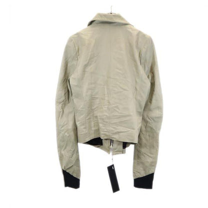 EKAM Sheepskin Leather Jacket Light Gray Size L