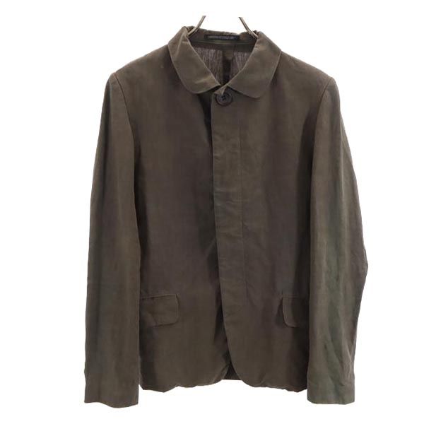Y's Linen Jacket Khaki Size 2
