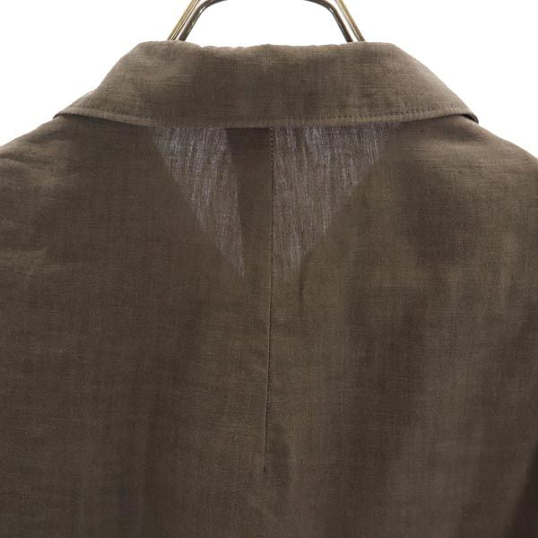 Y's Linen Jacket Khaki Size 2