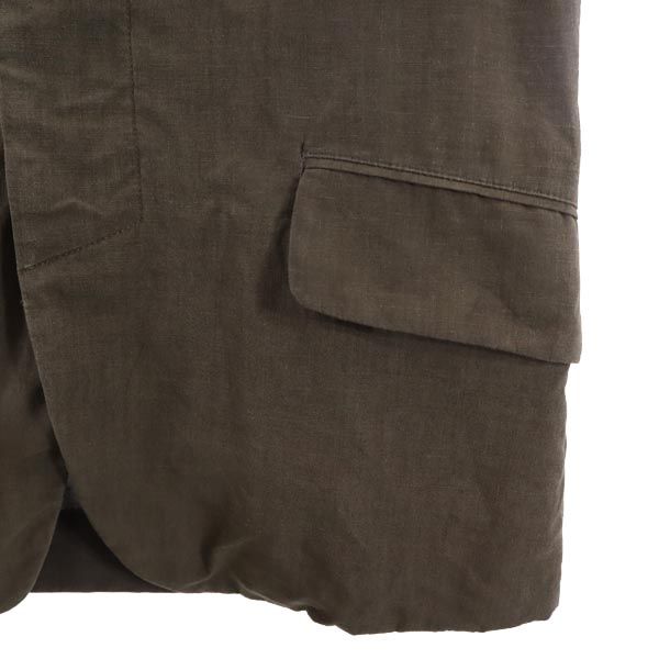 Y's Linen Jacket Khaki Size 2