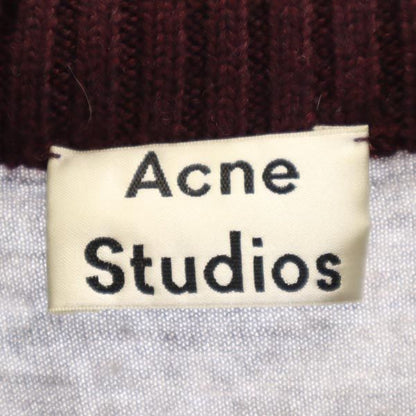 ACNE STUDIOS Wool Long Sleeve Sweater Gray Multi Size S