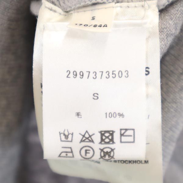 ACNE STUDIOS Wool Long Sleeve Sweater Gray Multi Size S