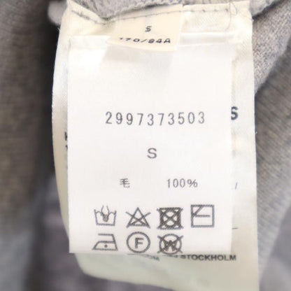 ACNE STUDIOS Wool Long Sleeve Sweater Gray Multi Size S