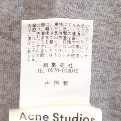 ACNE STUDIOS Wool Long Sleeve Sweater Gray Multi Size S