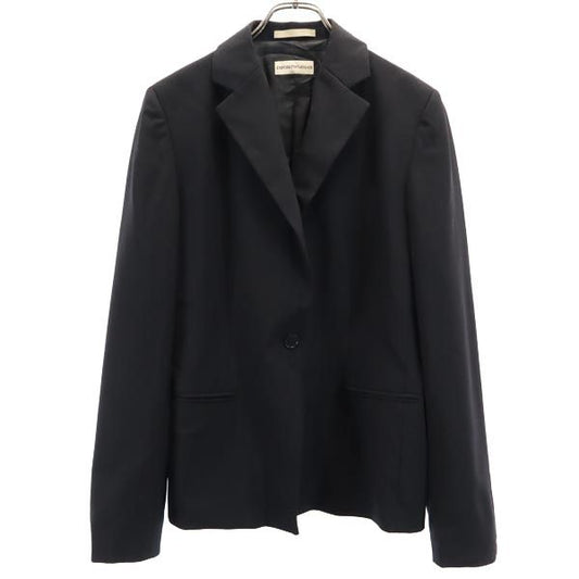 Emporio Armani Wool Tailored Blazer Black Size 44
