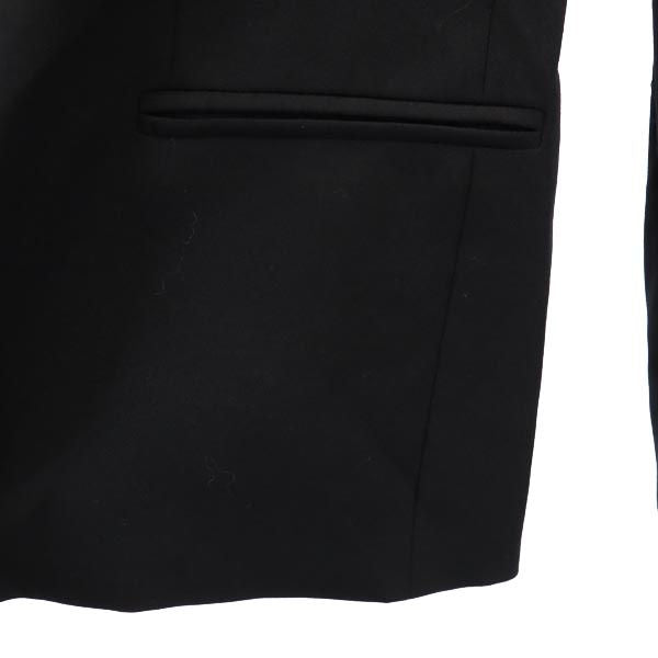 Emporio Armani Wool Tailored Blazer Black Size 44