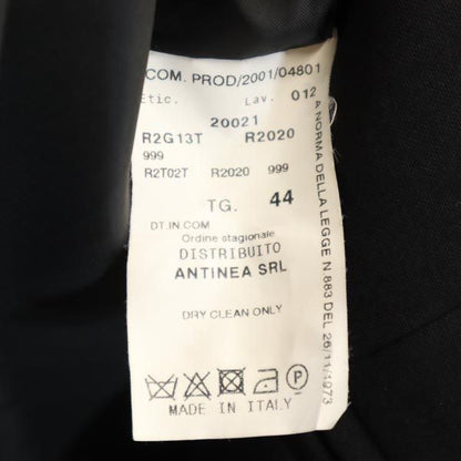 Emporio Armani Wool Tailored Blazer Black Size 44