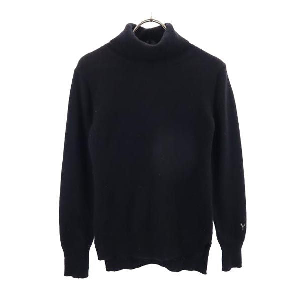 Yohji Yamamoto Long Sleeve Wool Sweater Black Size 2